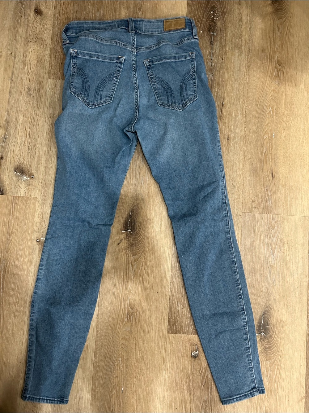 Hollister Women's Blue Skinny Jeans